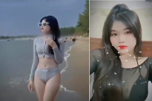 Clip sex em Mỹ Duyên bị sếp cu to địt ở biển