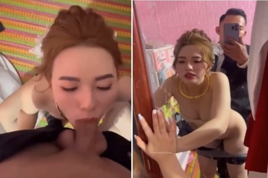 Cô dâu thèm khát liếm cu, uốn éo và địt ngay