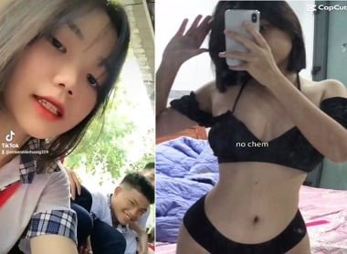 Em học sinh ngoan ngoãn khi cho bạn địt