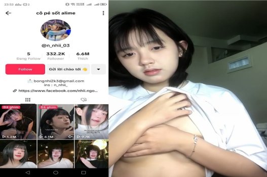 Ngọc Nhi bị rò rỉ video tự sướng với cặp vú hấp dẫn