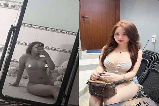Bực tức dữ dội khi liếm lồn em Hạ Trâm