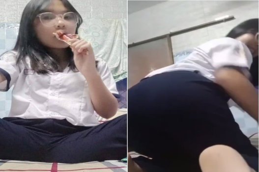 Nữ sinh hư dâm thích được đập mông